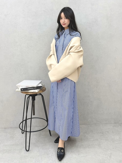 ELENDEEK（エレンディーク）の「オーバーフォルムシャツワンピース