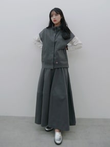 【Dickies×ELENDEEK】STAND ZIP VEST Dickies × ELENDEEK STAND ZIP VEST