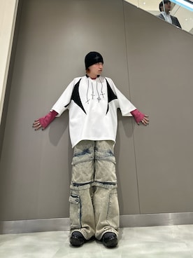 「grounds（グラウンズ）のアイテム」を使った、ryotaさん（メンズ・163cm）の春コーディネート