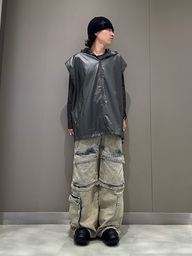 「grounds（グラウンズ）のアイテム（スニーカー）」を使った、ryotaさん（メンズ・163cm）の夏コーディネート