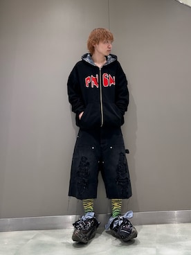 「grounds（グラウンズ）のアイテム」を使った、ryotaさん（メンズ・163cm）の春コーディネート