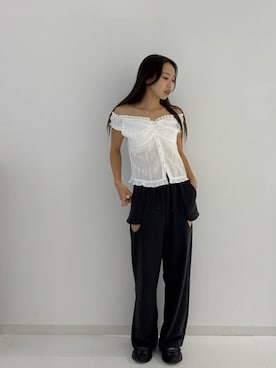 「idem（イデム）のアイテム」を使った、renaさん（レディース・156cm）の夏コーディネート