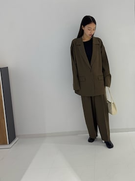 「VACANCY（ヴァカンシー）のアイテム」を使った、renaさん（レディース・156cm）の秋コーディネート