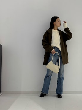 renaさん（骨格ウェーブ・レディース・156cm）の秋コーディネート