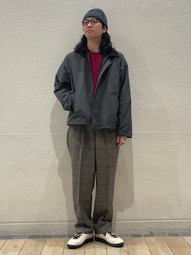 「SHIPS any（シップス エニィ）のアイテム（ジャケット/アウター）」を使った、奥原さん（メンズ・177cm）の秋コーディネート