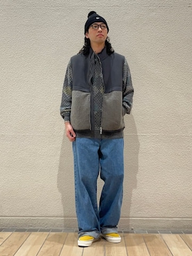 「SHIPS any（シップス エニィ）のアイテム（その他アウター）」を使った、奥原さん（メンズ・177cm）の秋コーディネート