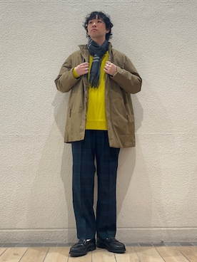 「SHIPS any（シップス エニィ）のアイテム（ジャケット/アウター）」を使った、奥原さん（メンズ・177cm）の冬コーディネート