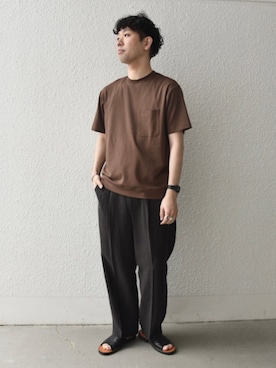 奥原さん(メンズ・177cm)の夏コーディネート