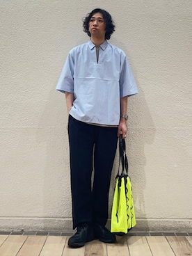 「SHIPS any（シップス エニィ）のアイテム」を使った、奥原さん（メンズ・177cm）の夏コーディネート