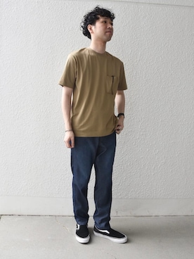 奥原さん(メンズ・177cm)の夏コーディネート
