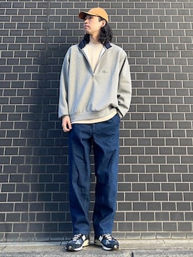 「SHIPS any（シップス エニィ）のアイテム（帽子）」を使った、奥原さん（メンズ・177cm）の冬コーディネート