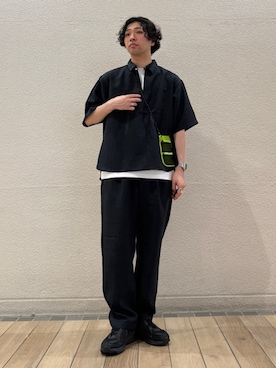 「SHIPS any（シップス エニィ）のアイテム」を使った、奥原さん（メンズ・177cm）の夏コーディネート