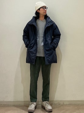 「SHIPS any（シップス エニィ）のアイテム（帽子）」を使った、奥原さん（メンズ・177cm）の秋コーディネート
