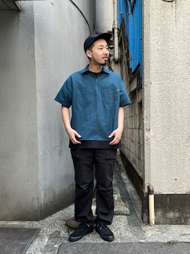 「BIG MAC（ビッグマック）のアイテム」を使った、takushutoさん（メンズ・173cm）の春コーディネート