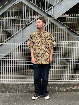 「WILD THINGS（ワイルドシングス）のアイテム（トップス）」を使った、takushutoさん（メンズ・173cm）の春コーディネート