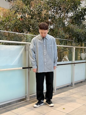 「BIG MAC（ビッグマック）のアイテム」を使った、takushutoさん（メンズ・173cm）の春コーディネート