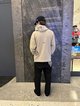 「AVIREX（アヴィレックス）のアイテム（キャップ）」を使った、アオさん（メンズ・176cm）の冬コーディネート