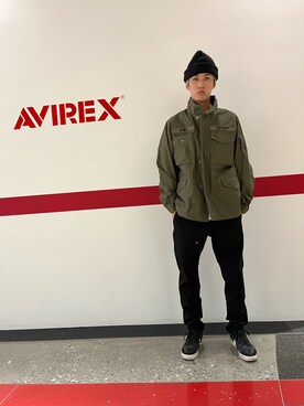 「フォロー、イイネ、お気に入り登録お願いします♡」｜「アイテム（ジャケット/アウター）」を使った、アオさん（メンズ・176cm）の冬コーディネート