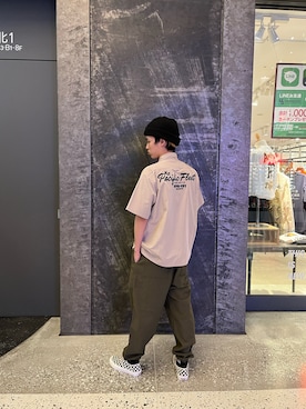 「ファッションの力を信じよう」｜「アイテム（レッグウェア）」を使った、アオさん（メンズ・176cm）の春コーディネート