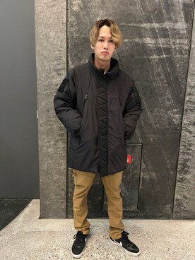 「いいね返し」｜「アイテム（ジャケット/アウター）」を使った、アオさん（メンズ・176cm）の秋コーディネート