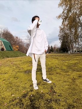 「SVEC（シュベック）のアイテム」を使った、じじさん（メンズ・168cm）の秋コーディネート