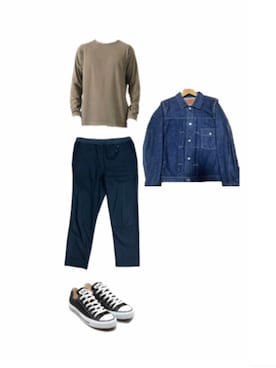 「TCB jeans（ティーシービージーンズ）のアイテム（ジャケット/アウター）」を使った、tomoaki9999さん（メンズ・174cm）の夏コーディネート
