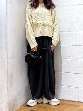 「アイテム（ポロシャツ）」を使った、hm4150さん（レディース・167cm・30代）の秋コーディネート