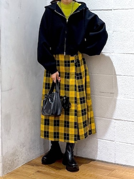 「アイテム（パーカー）」を使った、hm4150さん（レディース・167cm・30代）の冬コーディネート