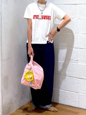 「LOWRYS FARM」｜「アイテム（財布/小物）」を使った、hm4150さん（レディース・167cm）の夏コーディネート