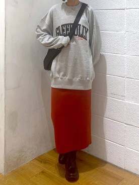 「アイテム（スウェット）」を使った、hm4150さん（レディース・167cm・30代）の秋コーディネート