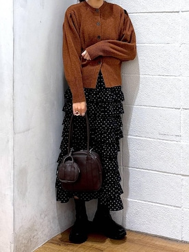 「アイテム（スカート、その他）」を使った、hm4150さん（レディース・167cm）の秋コーディネート