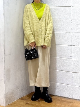 「アイテム（ハンドバッグ）」を使った、hm4150さん（レディース・167cm・30代）の冬コーディネート