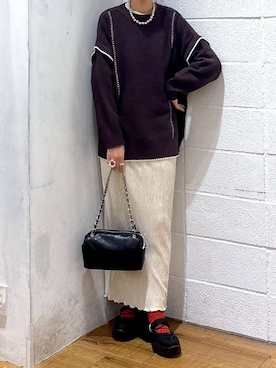 「アイテム（スカート）」を使った、hm4150さん（レディース・167cm・30代）の秋コーディネート