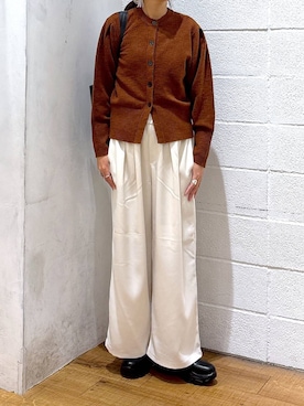 「アイテム（トートバッグ）」を使った、hm4150さん（レディース・167cm・30代）の秋コーディネート