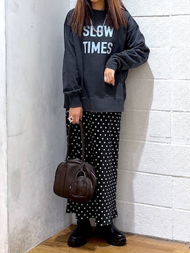 「アイテム（スウェット）」を使った、hm4150さん（レディース・167cm・30代）の秋コーディネート