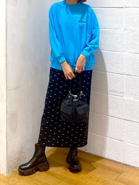 「アイテム（スウェット）」を使った、hm4150さん（レディース・167cm・30代）の秋コーディネート