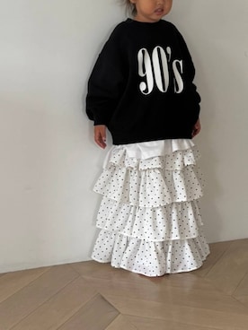 「アイテム（スウェット）」を使った、hm4150さん（キッズ・106cm・30代）の秋コーディネート