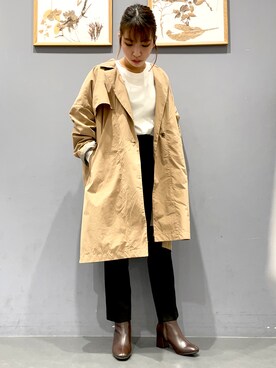 「AMERICAN HOLIC（アメリカンホリック）のアイテム（その他アウター）」を使った、YUKIさん（レディース・162cm）の秋コーディネート