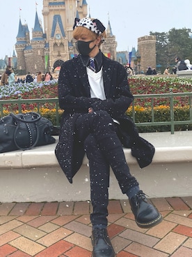 「アイテム（フォーマルスーツ/小物）」を使った、りゅうさん（メンズ・169cm・20代）の冬コーディネート