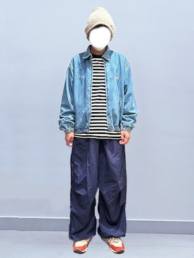 「MUJI Labo（ムジラボ）のアイテム」を使った、RURURUKIAさん（レディース・165cm）の秋コーディネート