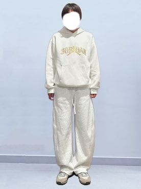 「NOVESTA（ノベスタ）の◆NOVESTA（ノヴェスタ）MARATHON TRAIL スニーカー（スニーカー、ホワイト系）」を使った、RURURUKIAさん（レディース・165cm）の春コーディネート