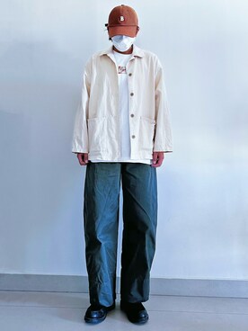 「カーゴパンツ」｜RURURUKIAさん（レディース・165cm）の秋コーディネート