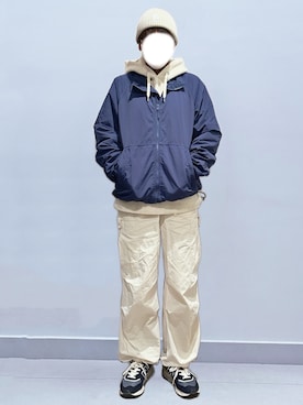 「アイテム（パーカー）」を使った、RURURUKIAさん（レディース・165cm）の秋コーディネート