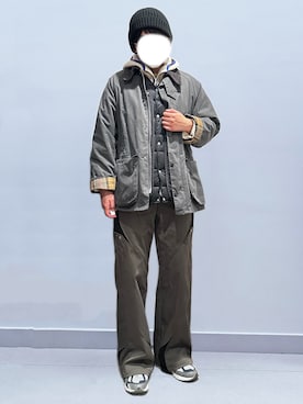 「UNDEFEATED (アンディフィーテッド)のアイテム」を使った、RURURUKIAさん(レディース・165cm)の冬コーディネート