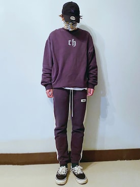 「Yohji Yamamoto（ヨウジヤマモト）のアイテム（帽子）」を使った、RURURUKIAさん（レディース・165cm）の冬コーディネート