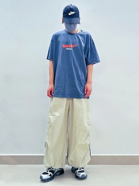 「PEACEMINUSONE（ピースマイナスワン）のアイテム」を使った、RURURUKIAさん（レディース・165cm）の夏コーディネート