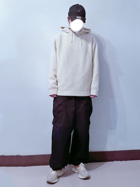 「Yohji Yamamoto（ヨウジヤマモト）のアイテム（帽子）」を使った、RURURUKIAさん（レディース・165cm）の秋コーディネート