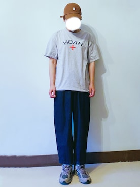「NOAH（ノア）のアイテム（トップス）」を使った、RURURUKIAさん（レディース・165cm）の夏コーディネート
