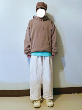 「Tretorn（トレトン）のアイテム」を使った、RURURUKIAさん（レディース・165cm）の春コーディネート