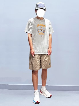 「キャンプ」｜RURURUKIAさん（レディース・165cm）の夏コーディネート